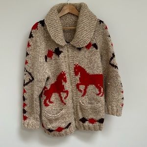 Vintage Wool Horse sweater.